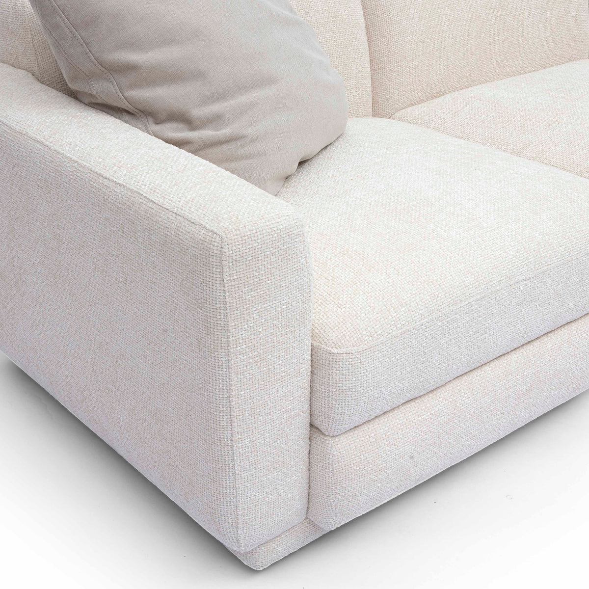 Perry 96" Cream Performance Chenille Modular Sofa by TOV Furniture – photo 5 of 10