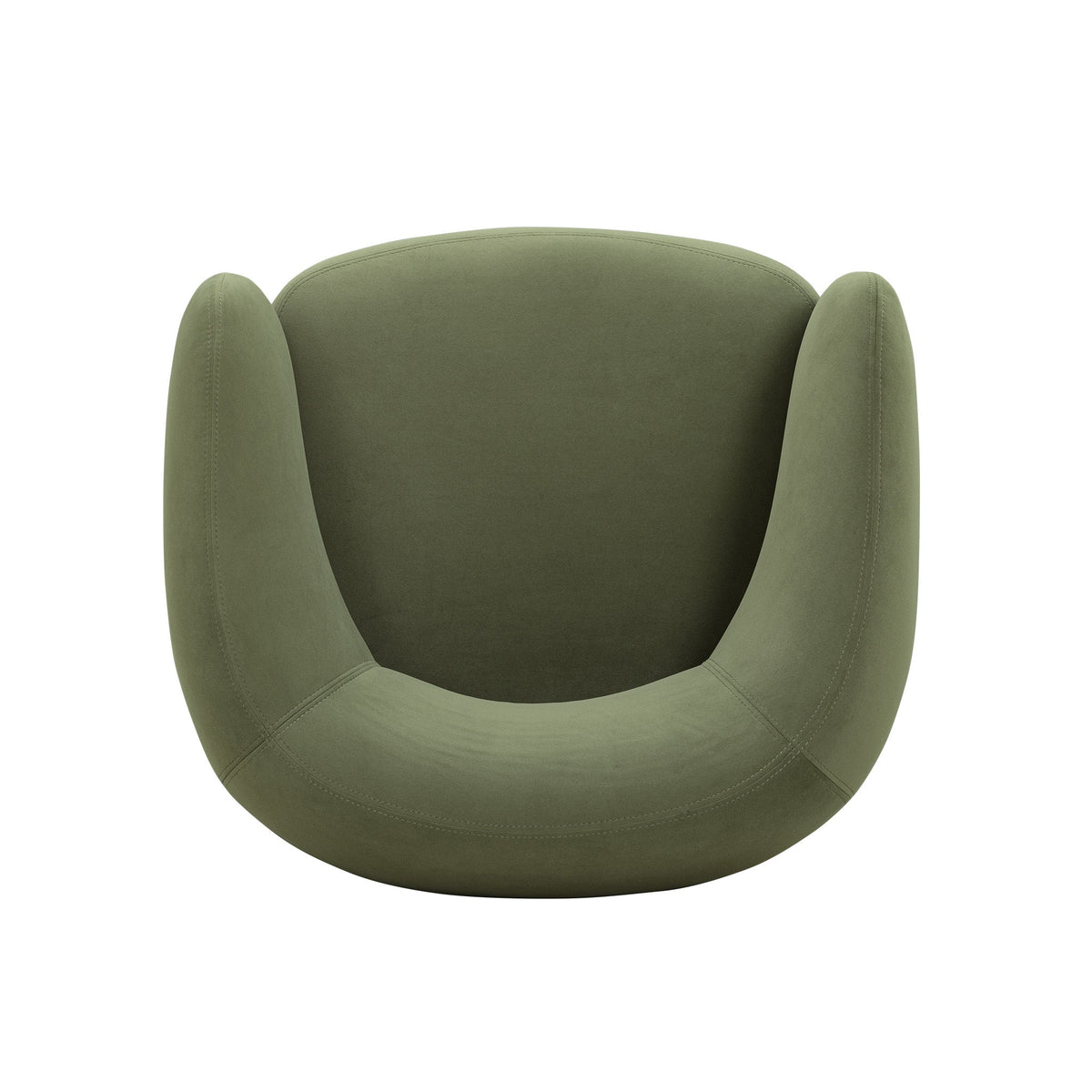 Foxy Olive Green Performance Velvet Accent Chair by TOV Furniture – photo 6 of 8