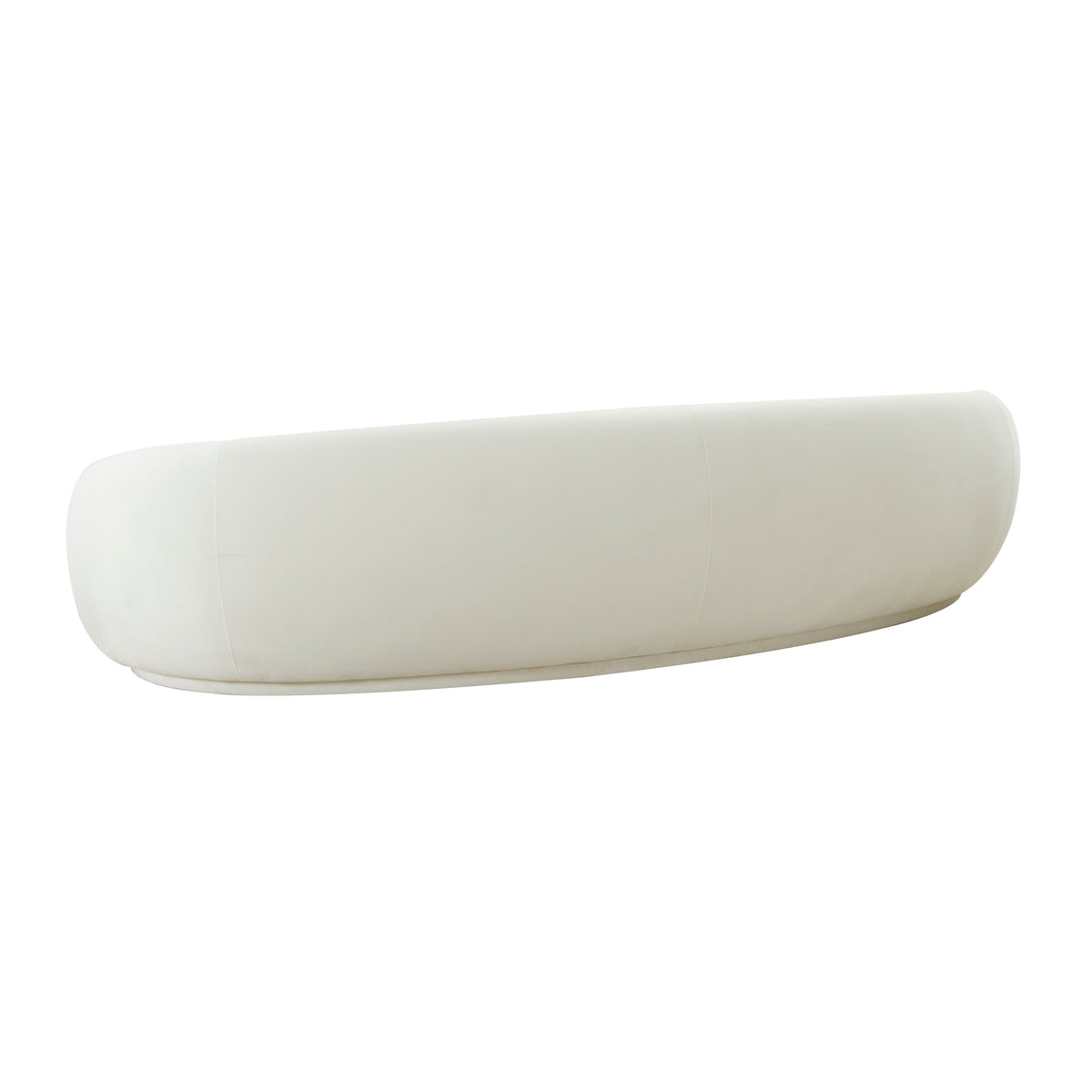 Kendall Cream Performance Velvet 120" Sofa by TOV Furniture – photo 3 of 5