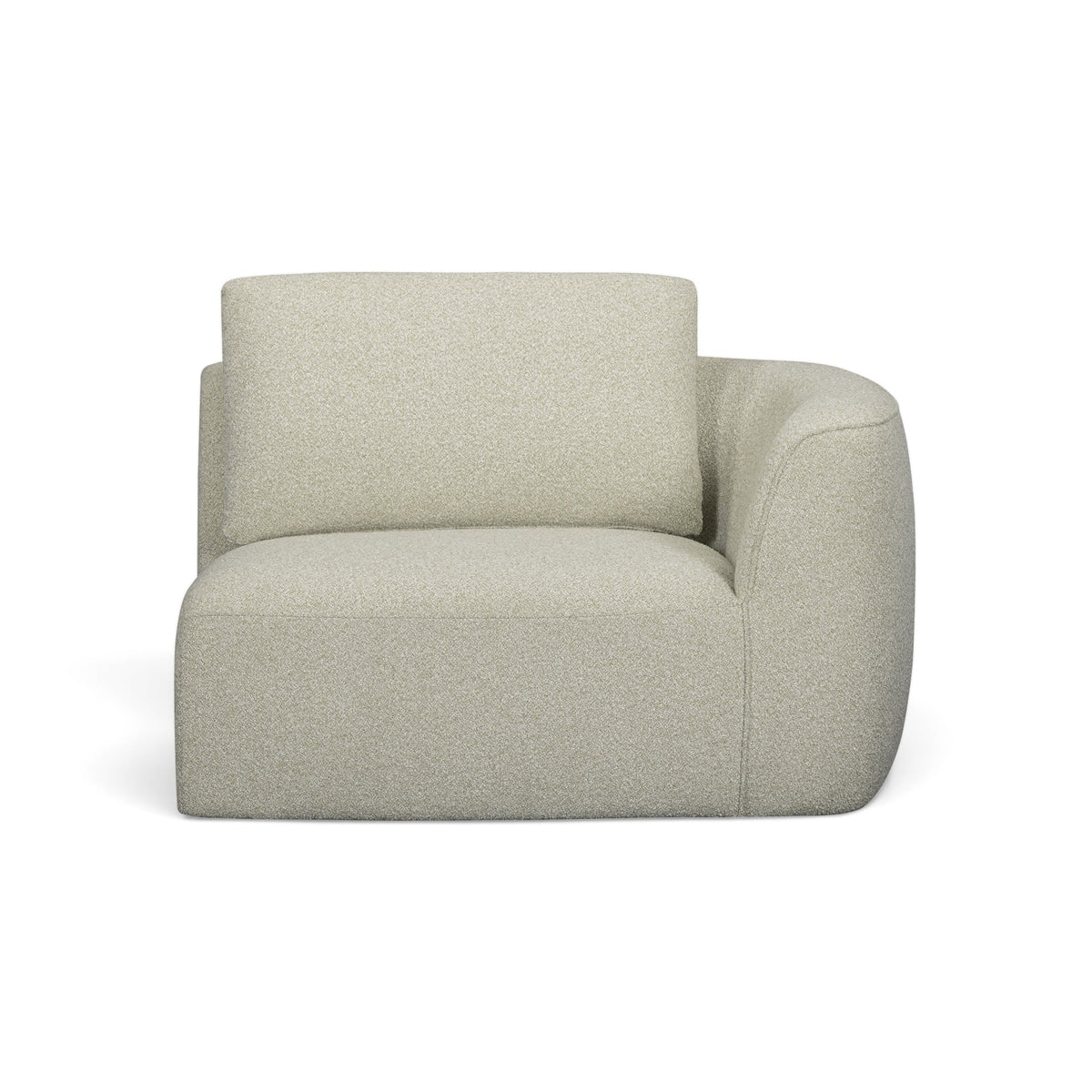 Noor XL 47" Modular Corner Chair in Wheat / RAF by TOV Furniture – photo 2 of 7
