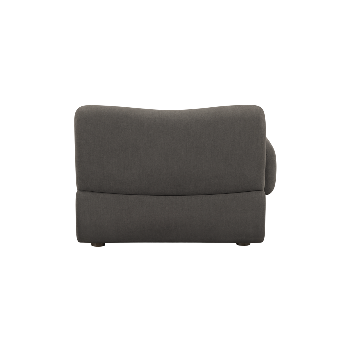 Zenith Grey Upcycled Contract-Grade Fabric LAF Corner Chair by TOV Furniture – photo 5 of 8