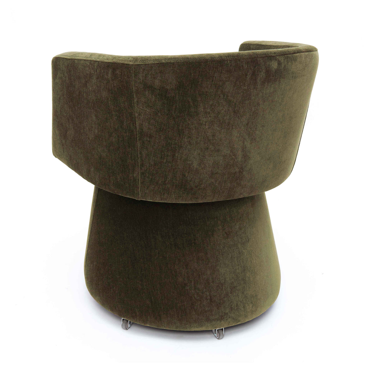 Kristen Rolling Desk Chair in Olive Green by TOV Furniture – photo 4 of 6