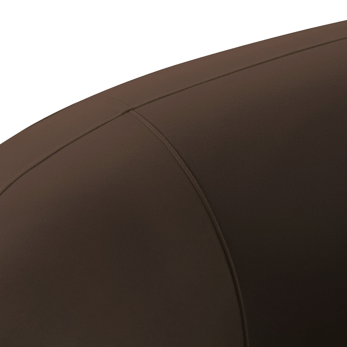 Kendall Chocolate Brown Performance Velvet 120 Inch Sofa by TOV Furniture – photo 5 of 6
