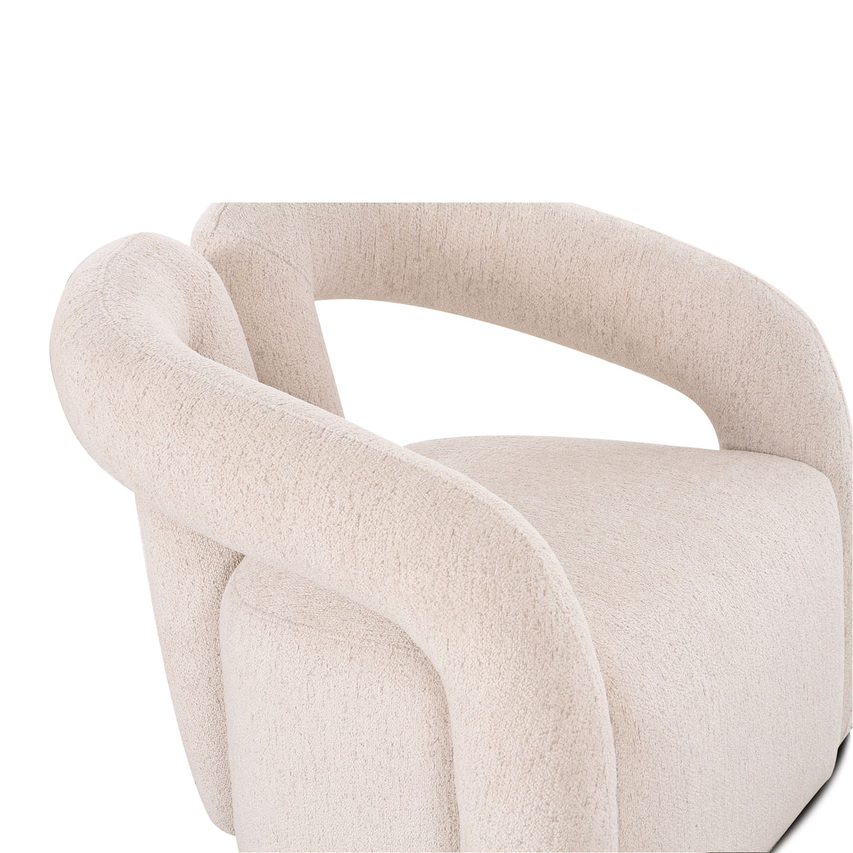 Jenn Cream Performance Boucle Accent Chair by TOV Furniture – photo 7 of 8