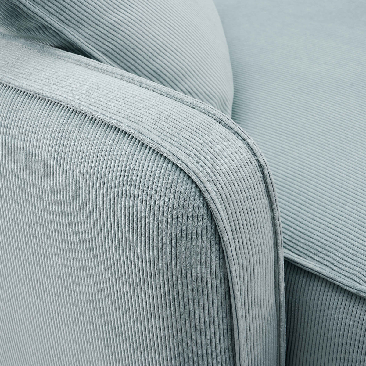 Travie Sea Blue Performance Corduroy Velvet Modular L-Sectional by TOV Furniture – photo 6 of 8
