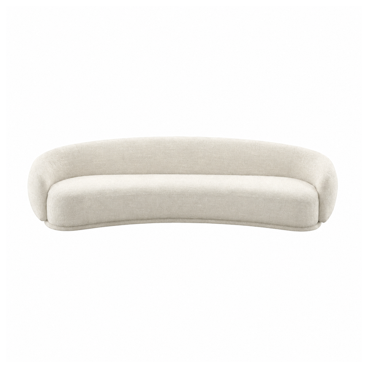 Kendall 120" Sand 2-Tone Chenille Sofa by TOV Furniture – photo 2 of 5