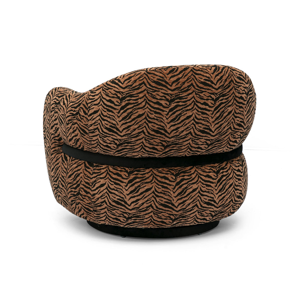 Salma Animal Print Jacquard Swivel Chair by TOV Furniture – photo 3 of 7
