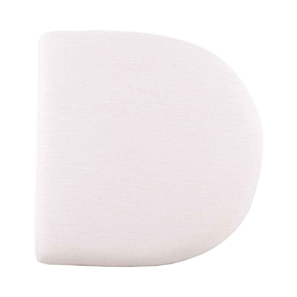 Gorge Cream Performance Fabric Ottoman by TOV Furniture – photo 7 of 8