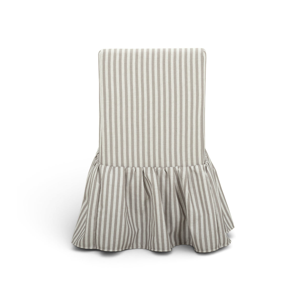 Gertrude Khaki Striped Linen Dining Chair by TOV Furniture – photo 5 of 7