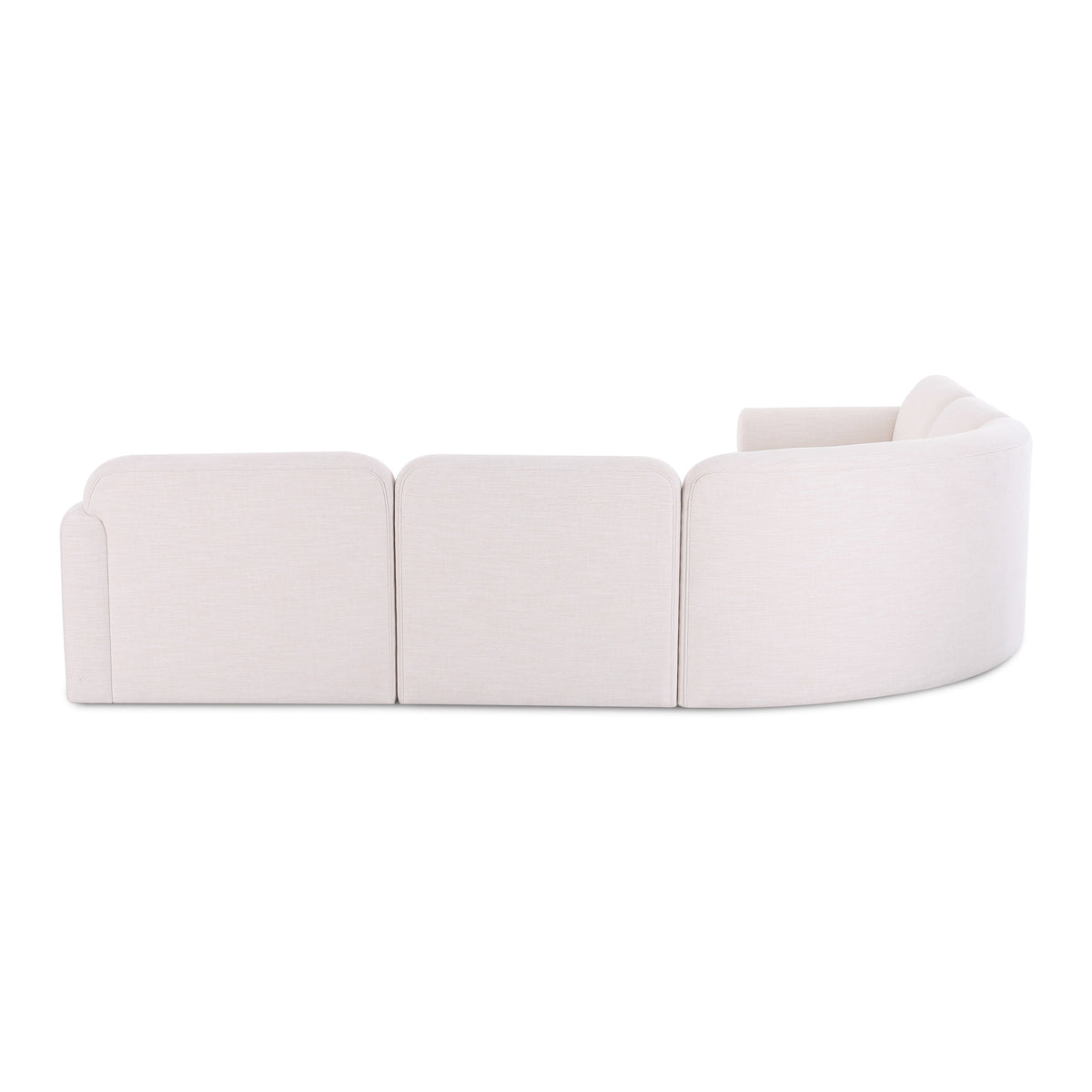 Gorge Cream Performance 5 Piece Corner Sectional by TOV Furniture – photo 3 of 4