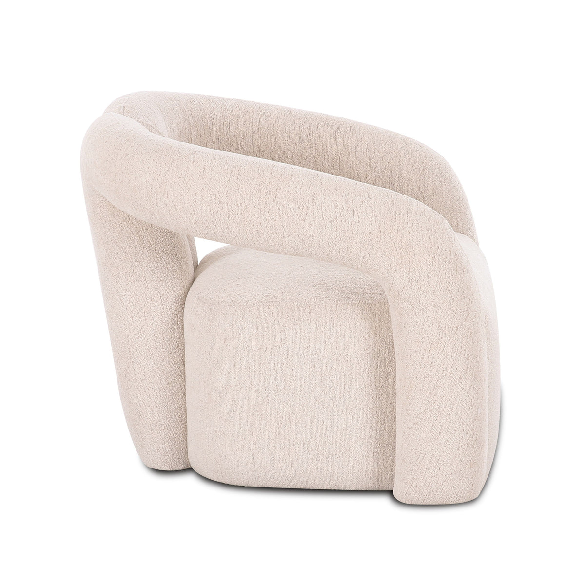 Jenn Cream Performance Boucle Accent Chair by TOV Furniture – photo 4 of 8