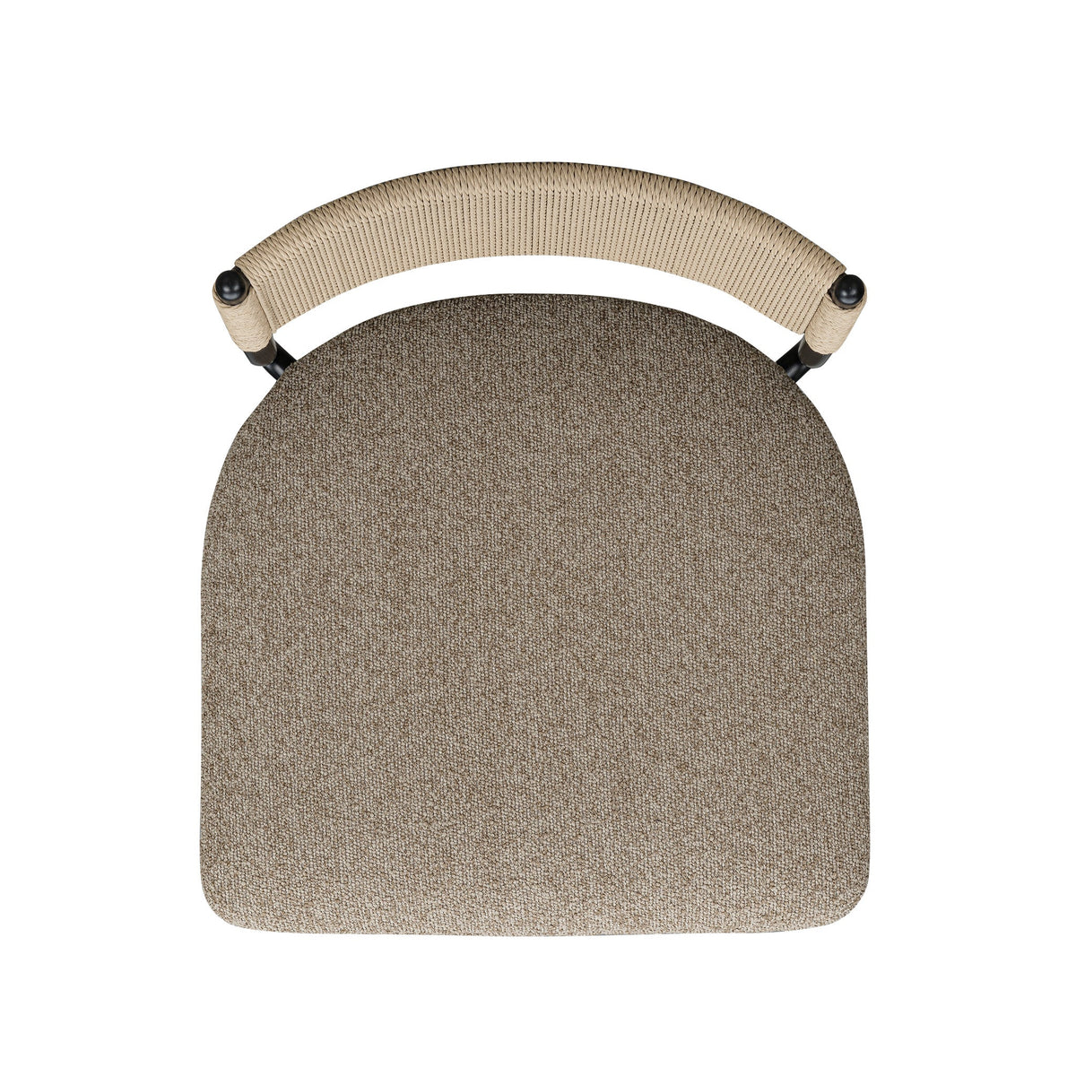 Celine Brown Performance Boucle Dining Chair - Set of 2 by TOV Furniture – photo 7 of 8