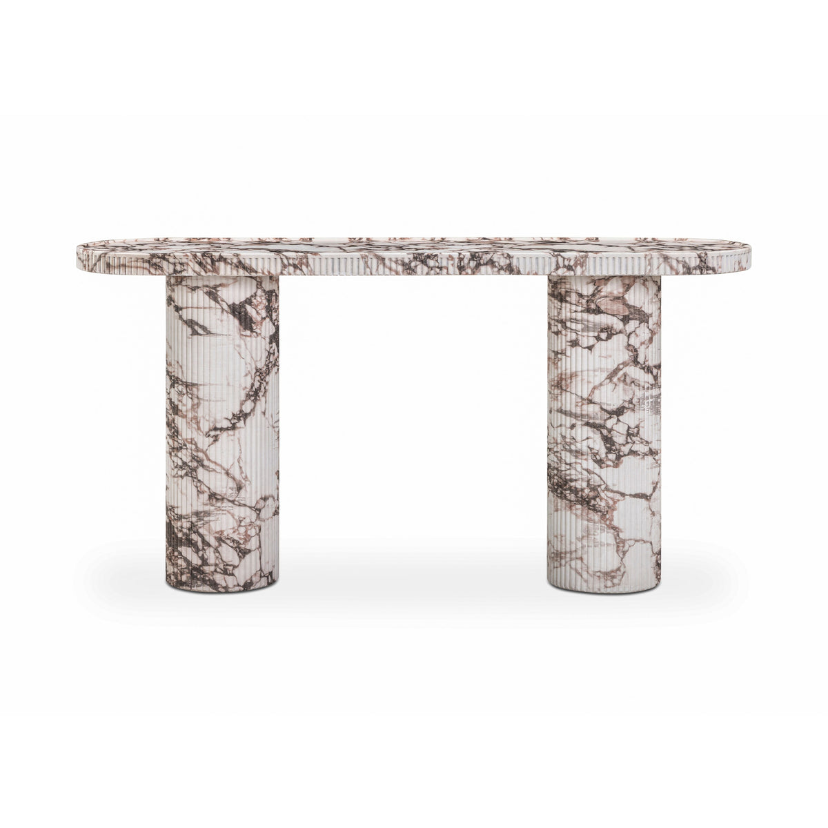 Darcy 59" Faux Breccia Capraia Indoor/Outdoor Console Table by TOV Furniture – photo 1 of 6