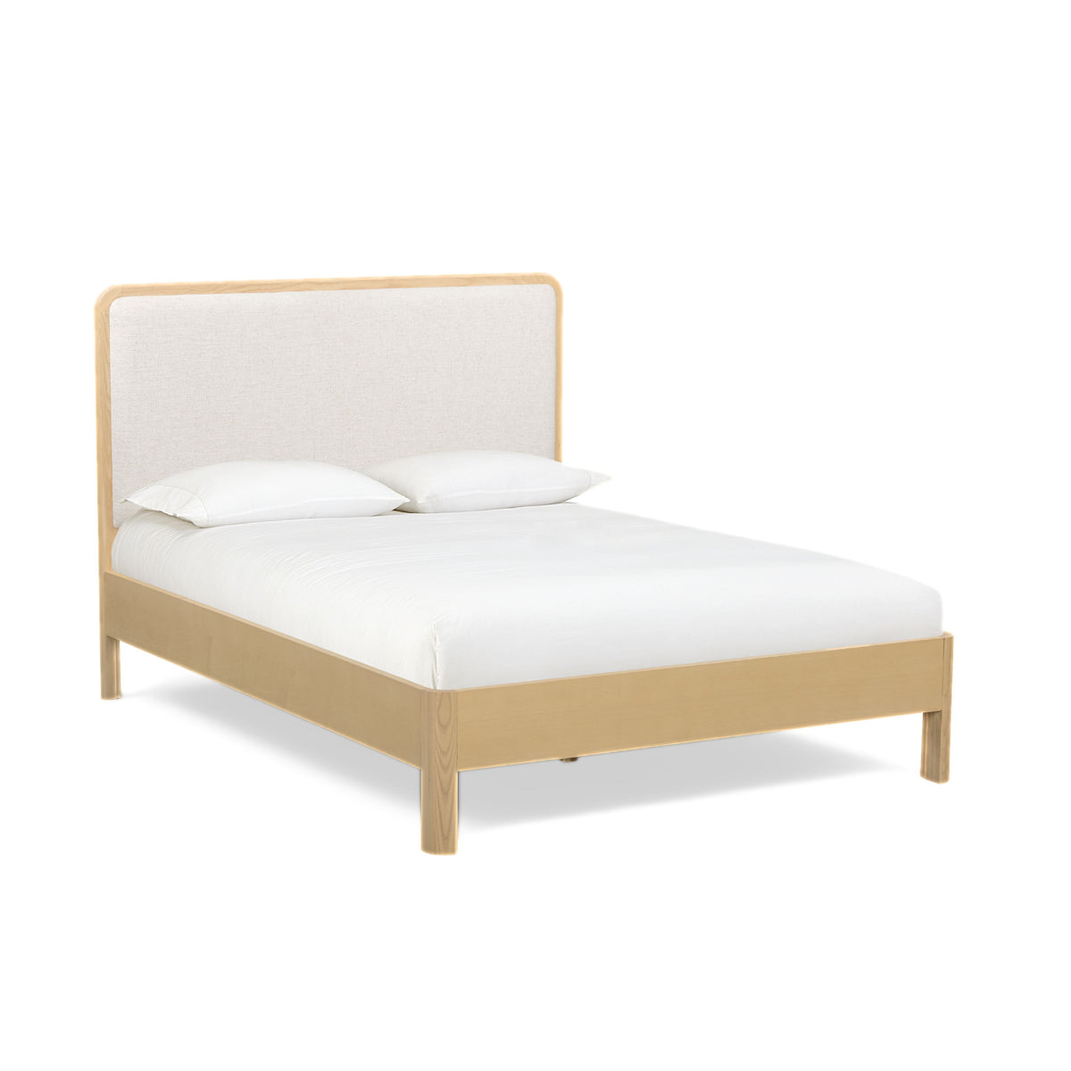 Rafaelle Natural Solid Ash Queen Bed by TOV Furniture – photo 2 of 8