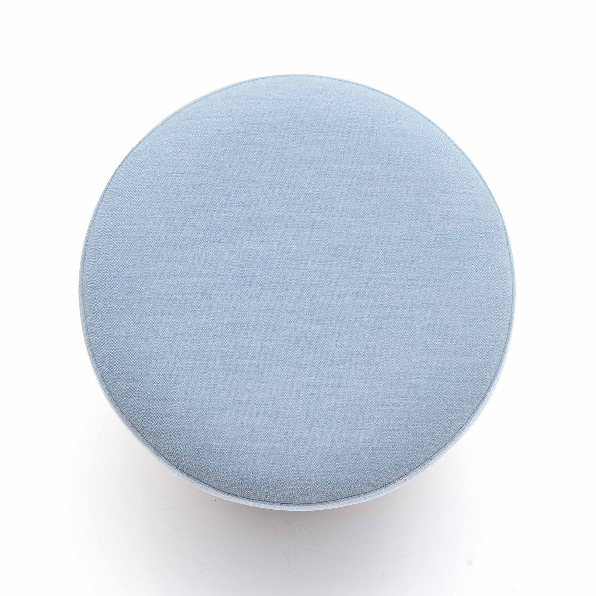 Dex Faded Blue Upcycled Performance Fabric Ottoman by TOV Furniture – photo 4 of 8