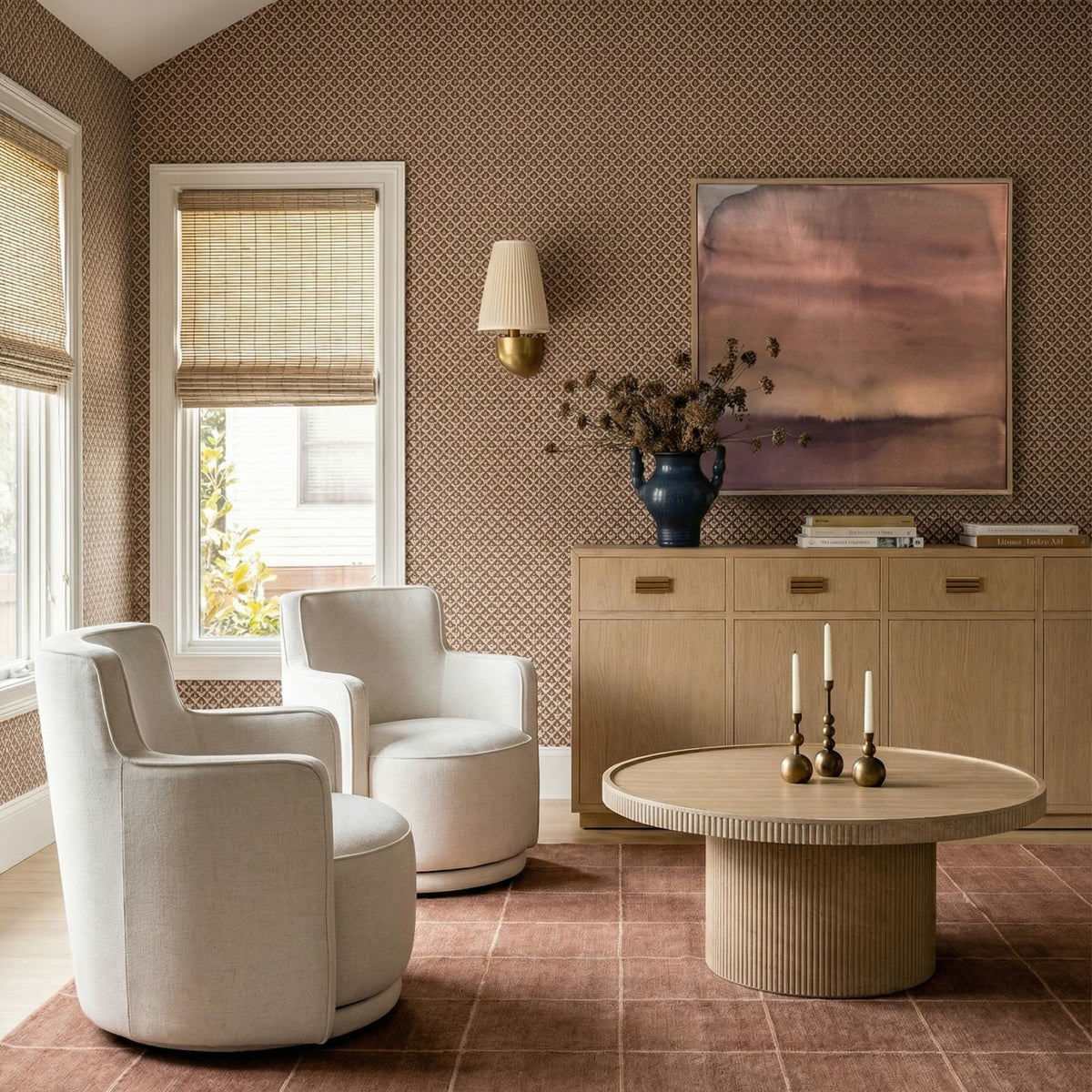 Passe Swivel Accent Chair in Cream by TOV Furniture – photo 2 of 7