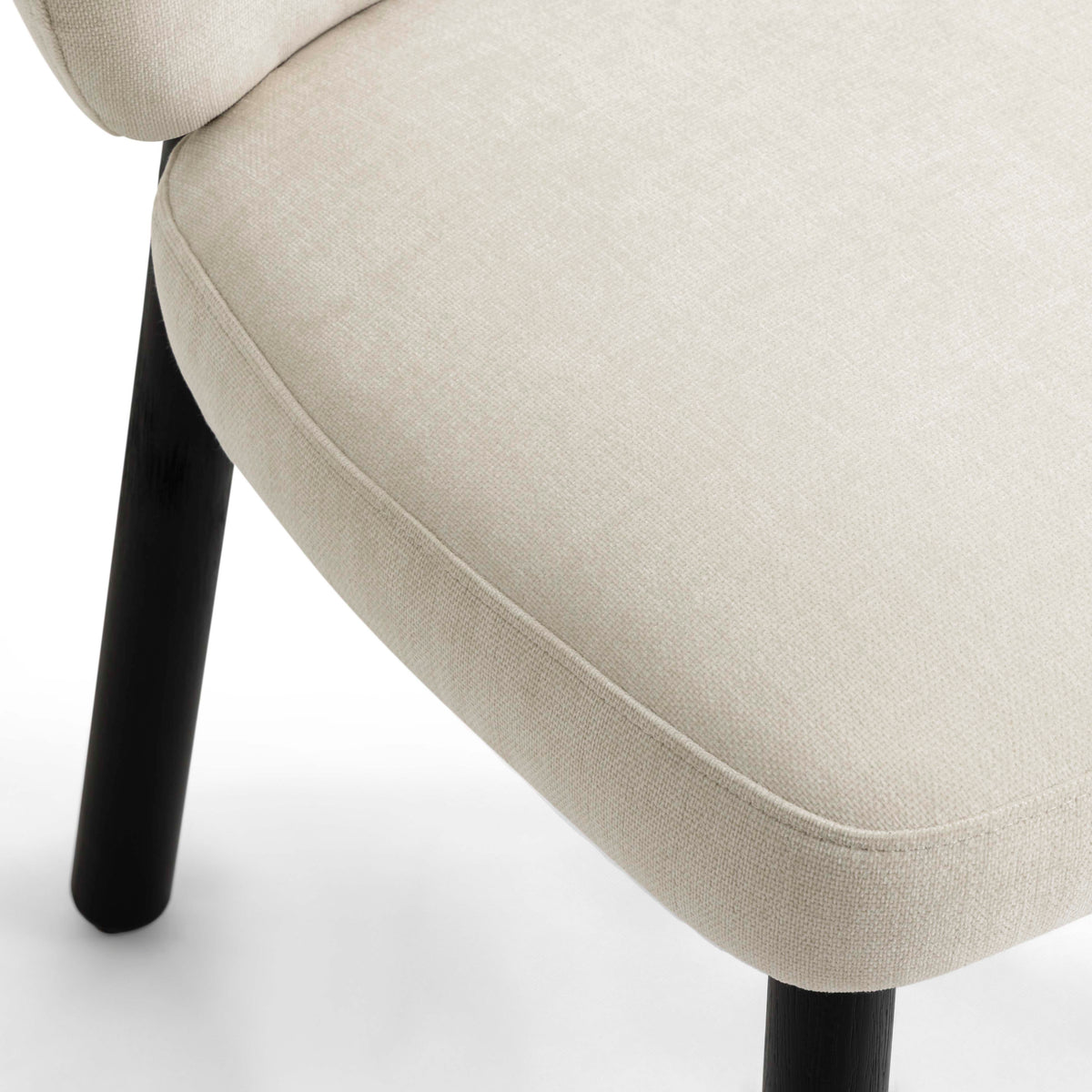 Foxy Cream Performance Basketweave Chenille Dining Chair by TOV Furniture – photo 6 of 7