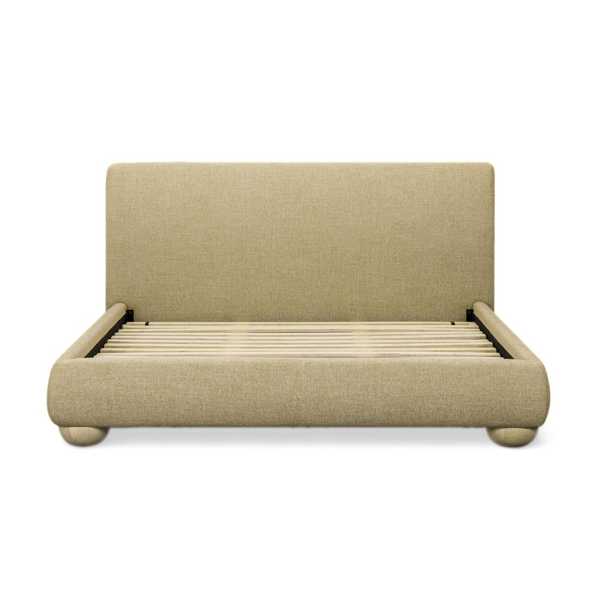 Rayne Honey Textured Fabric King Bed by TOV Furniture – photo 5 of 8