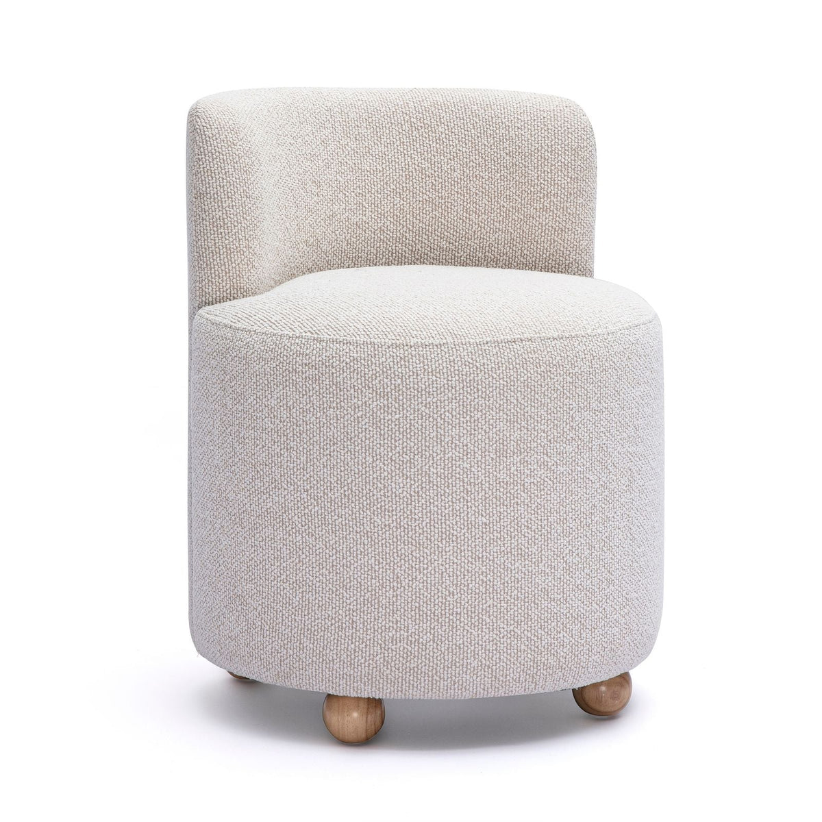 Hakuna Cream Performance Boucle Desk Chair by TOV Furniture – photo 3 of 7