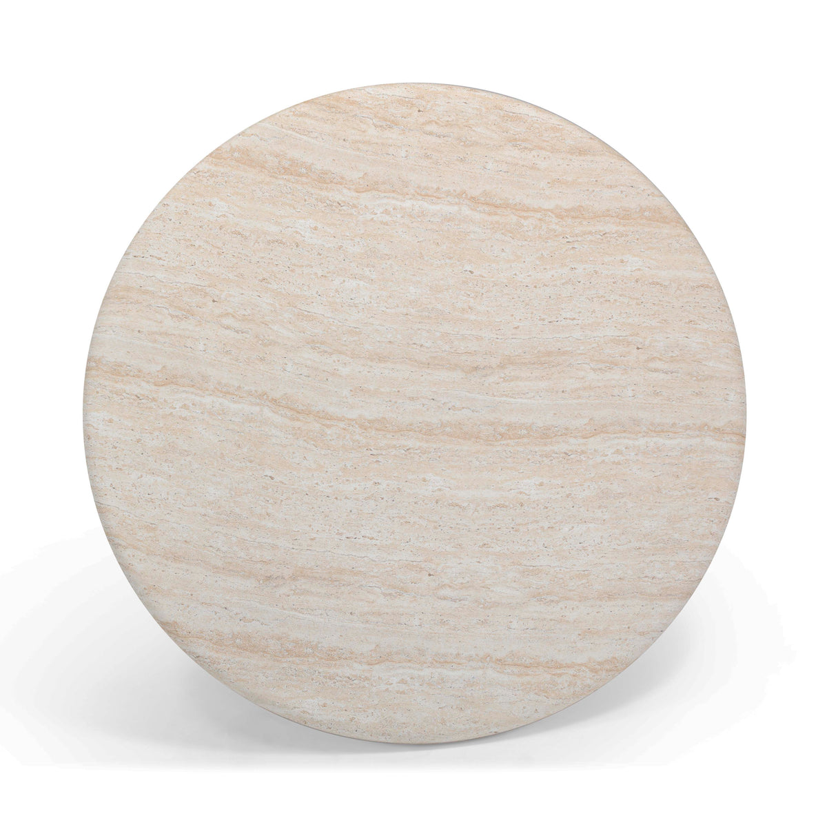 Cynthia 36" Faux Travertine Concrete Indoor/Outdoor Coffee Table by TOV Furniture – photo 4 of 8