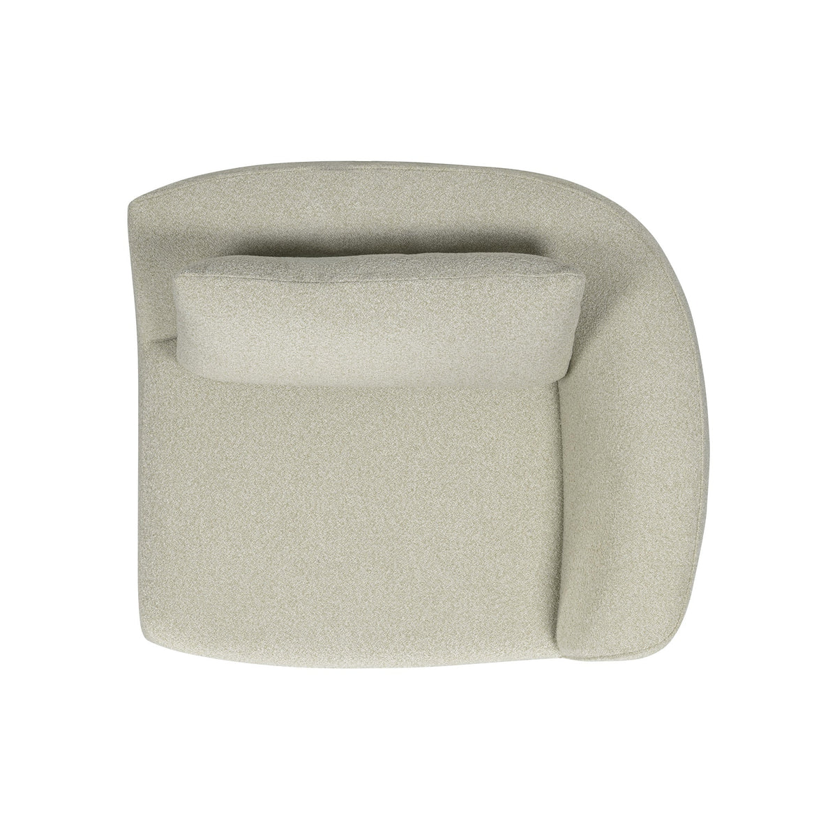 Noor XL 47" Modular Corner Chair in Wheat / LAF by TOV Furniture – photo 5 of 6
