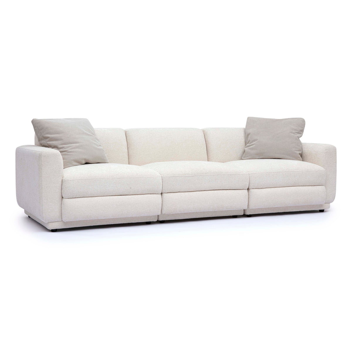 Perry 96" Cream Performance Chenille Modular Sofa by TOV Furniture – photo 3 of 10