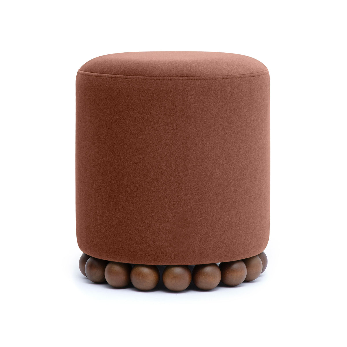 Dex Bronze Performance Vegan Mohair Ottoman by TOV Furniture – photo 1 of 7