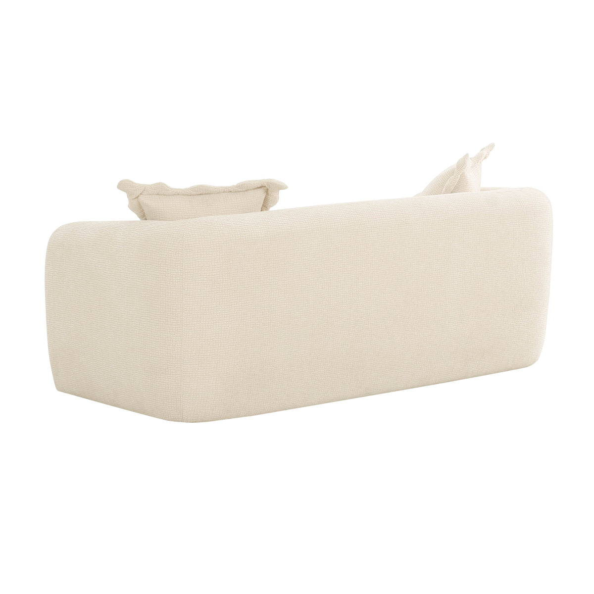 Lou 71.5" Sandstone Textured Performance Fabric Loveseat by TOV Furniture – photo 3 of 5