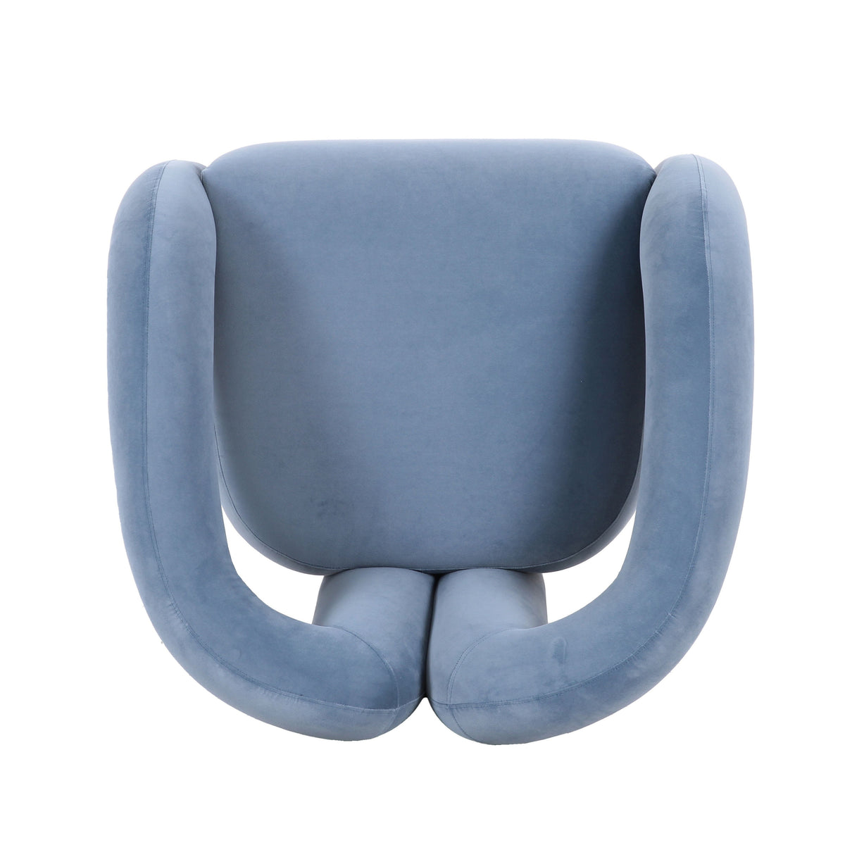 Jenn Blue Performance Velvet Accent Chair by TOV Furniture – photo 6 of 8