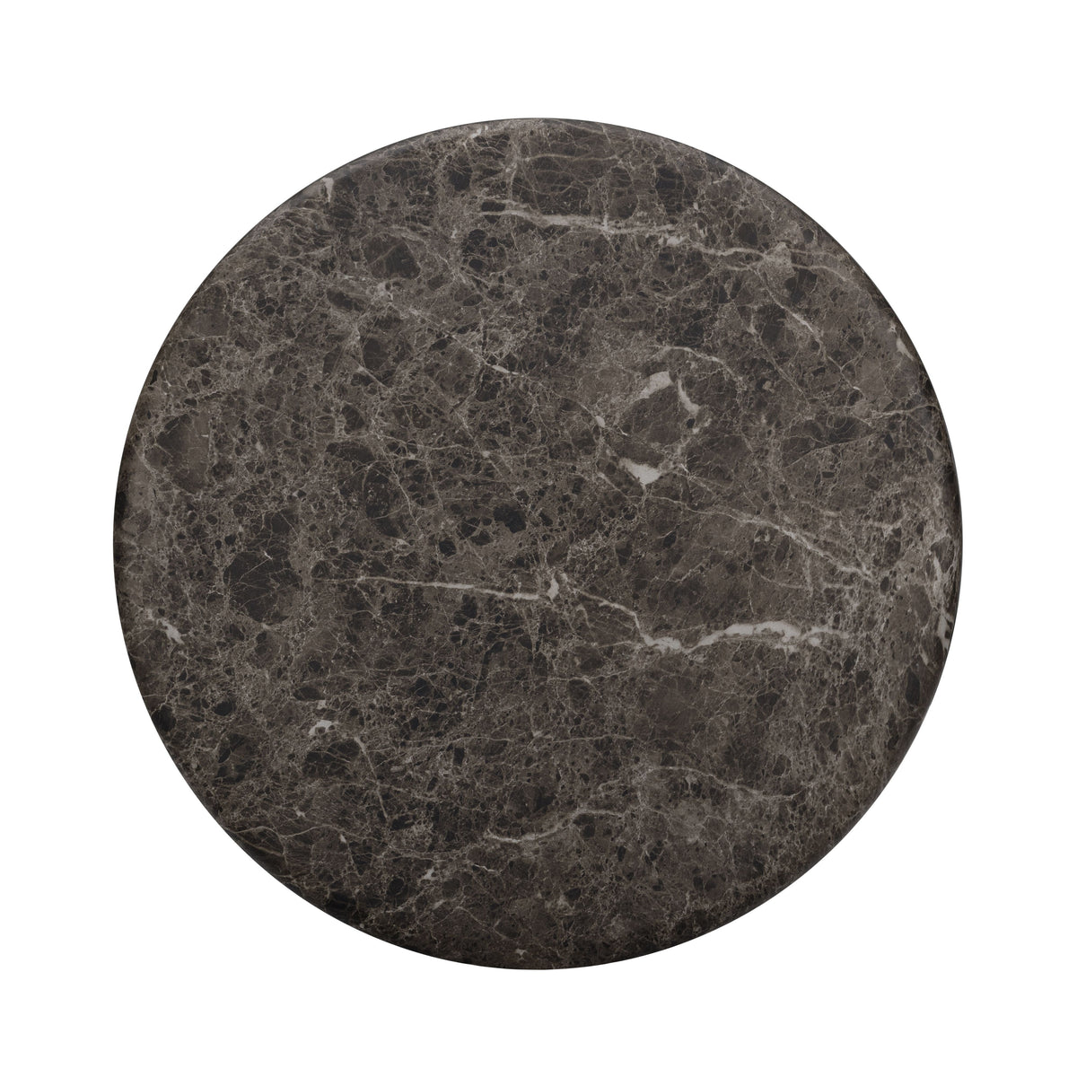 Cynthia Dark Emperador Faux Marble Indoor/Outdoor Side Table by TOV Furniture – photo 5 of 6