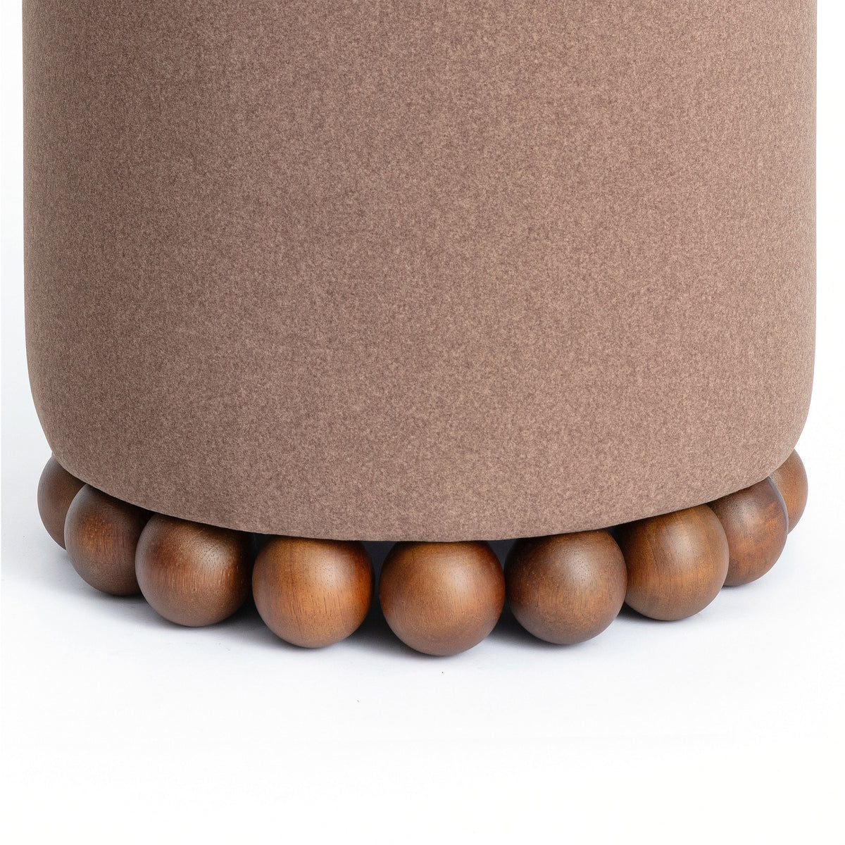 Dex Brown Performance Vegan Mohair Ottoman by TOV Furniture – photo 4 of 7