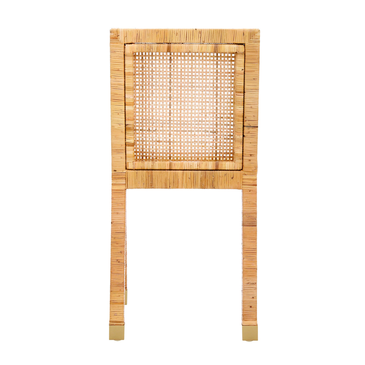 Amara Rattan Performance Fabric Dining Chair by TOV Furniture – photo 7 of 9