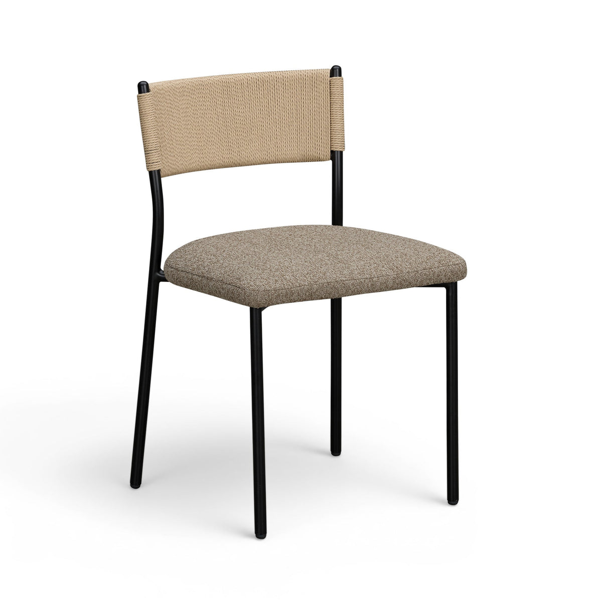 Celine Brown Performance Boucle Dining Chair - Set of 2 by TOV Furniture – photo 3 of 8