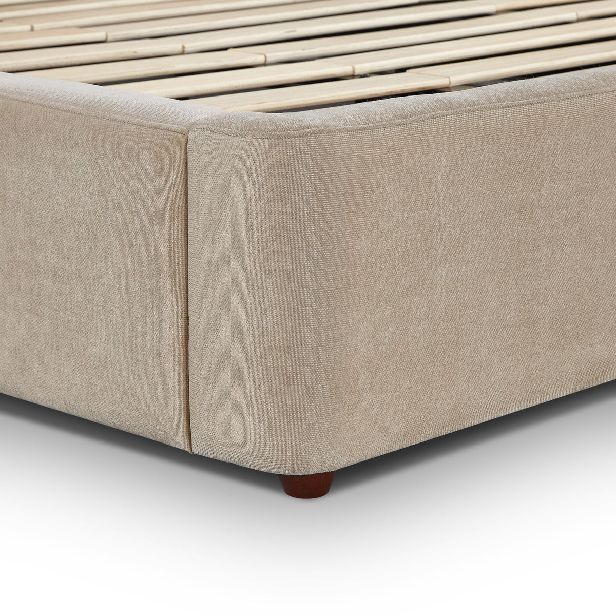 Leah Taupe Performance Chenille King Bed by TOV Furniture – photo 9 of 10