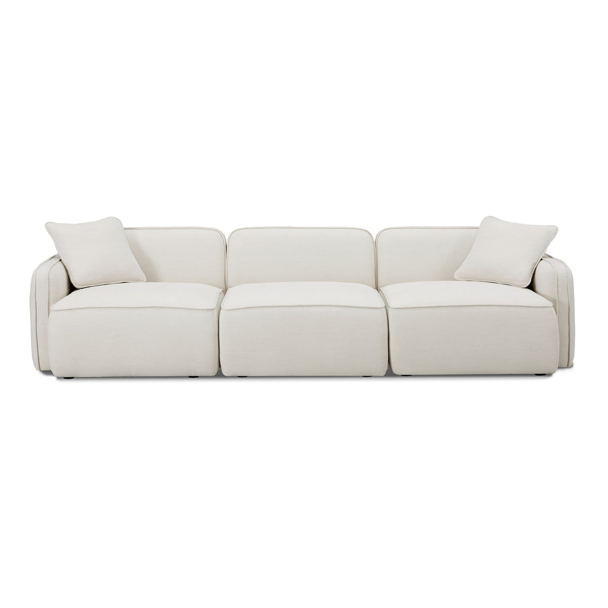 Travie Sand Upcycled Performance Linen Modular Sofa by TOV Furniture – photo 1 of 7