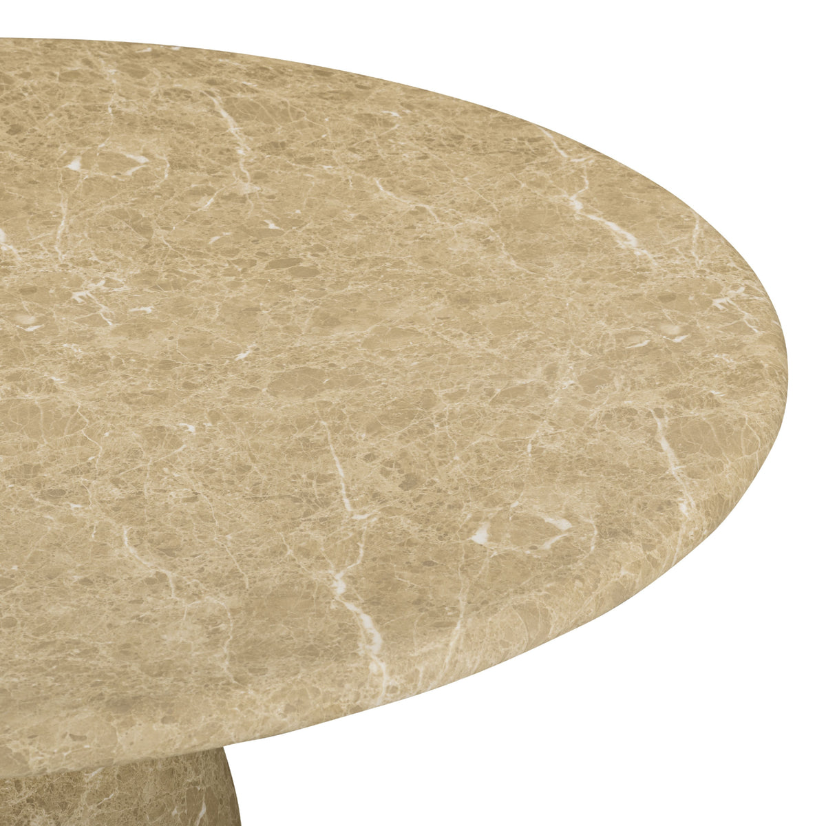 Cynthia 36" Light Emperador Faux Marble Indoor/Outdoor Coffee Table by TOV Furniture – photo 4 of 6