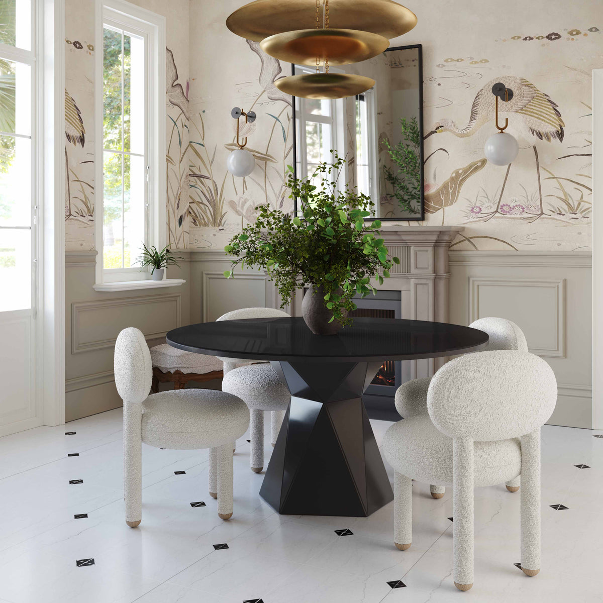 Manu Cream Performance Boucle Side Chair by TOV Furniture – photo 3 of 9