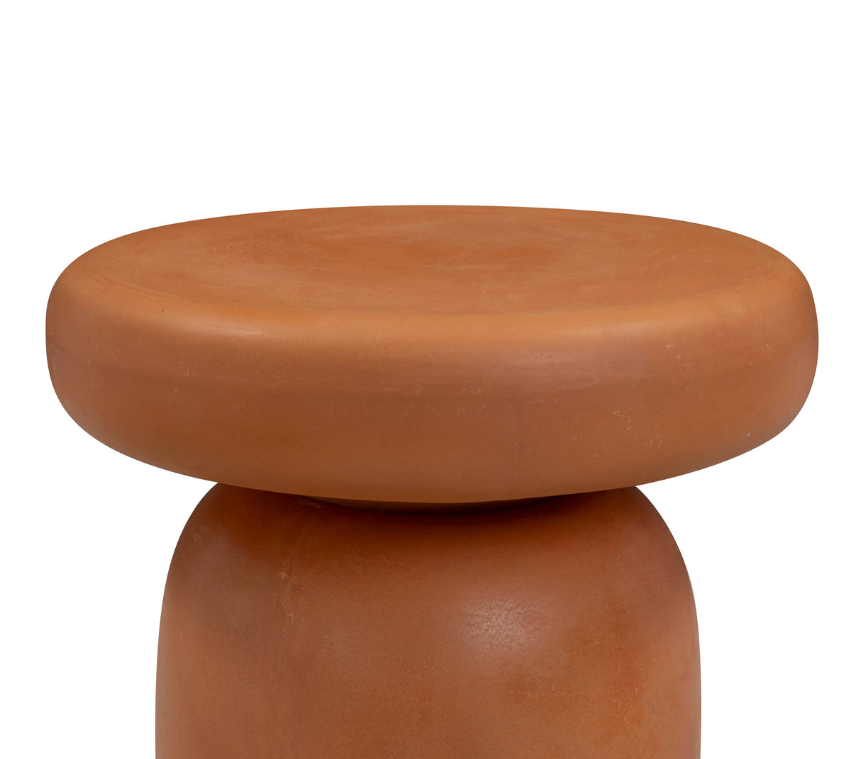 Lydia Orange Concrete Indoor/Outdoor Side Table by TOV Furniture – photo 3 of 7