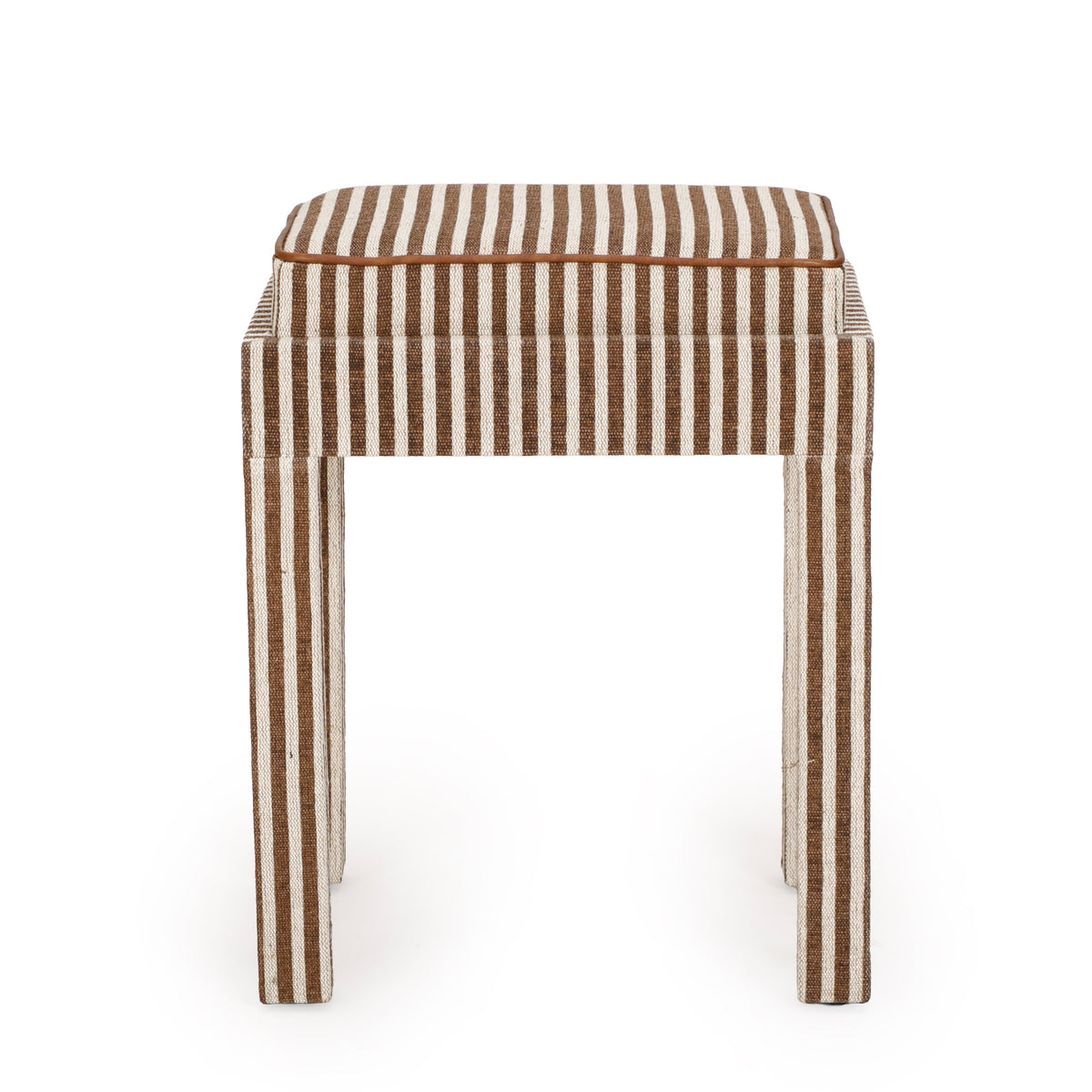 Kora Brown Cotton Jute Stool by TOV Furniture – photo 3 of 7