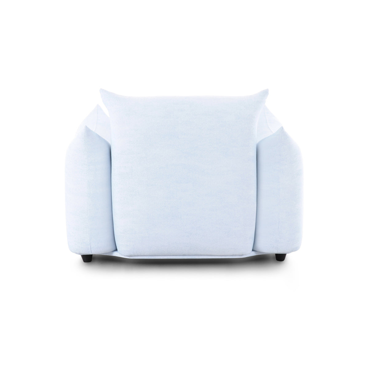 Saint Tropez Light Blue Performance Petite Boucle Outdoor Armchair by TOV Furniture – photo 5 of 6
