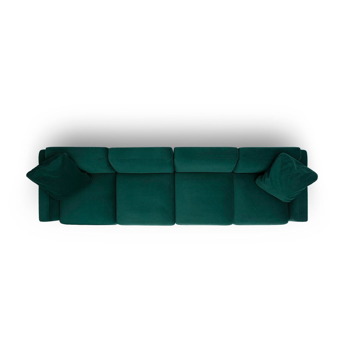 Perry Deep Green Performance Velvet Modular Sofa by TOV Furniture – photo 5 of 10