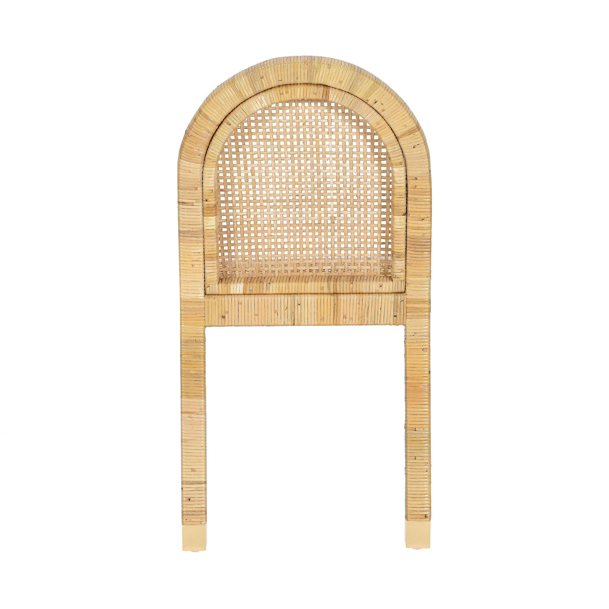 Amara Cream Contract-Grade Linen Arched Dining Chair by TOV Furniture – photo 9 of 10