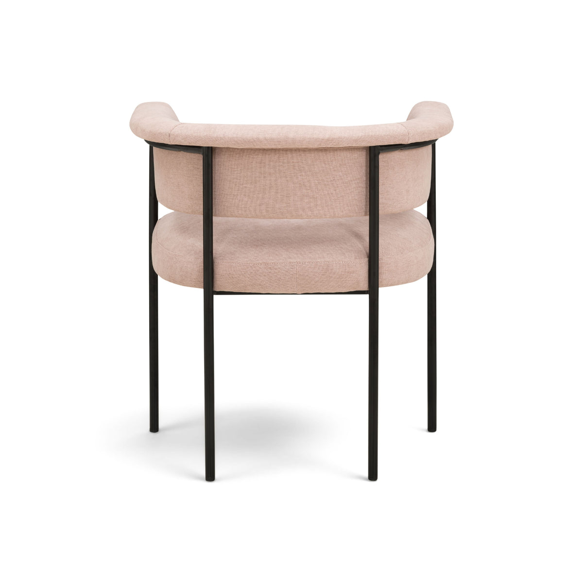 Taylor Light Pink Performance Chenille Dining Chair by TOV Furniture – photo 4 of 6