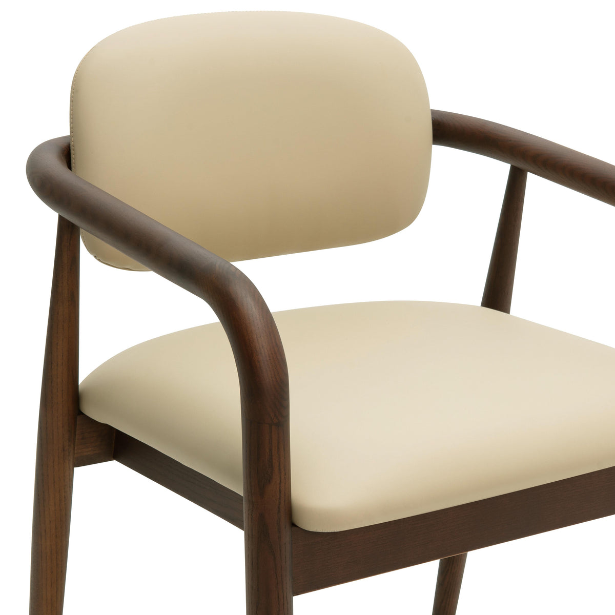 Betsy Taupe Contract-Grade Vegan Leather Dining Chair by TOV Furniture – photo 5 of 6