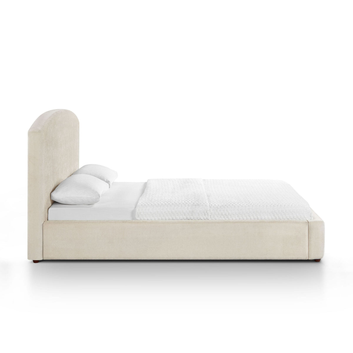 Leah Cream Performance Chenille Queen Bed by TOV Furniture – photo 3 of 11