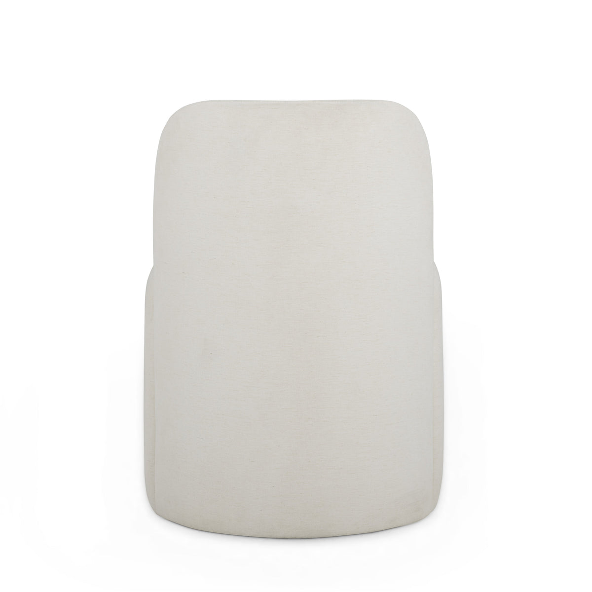 Persa Round Back Cream Performance Chenille Dining Chair by TOV Furniture – photo 5 of 7