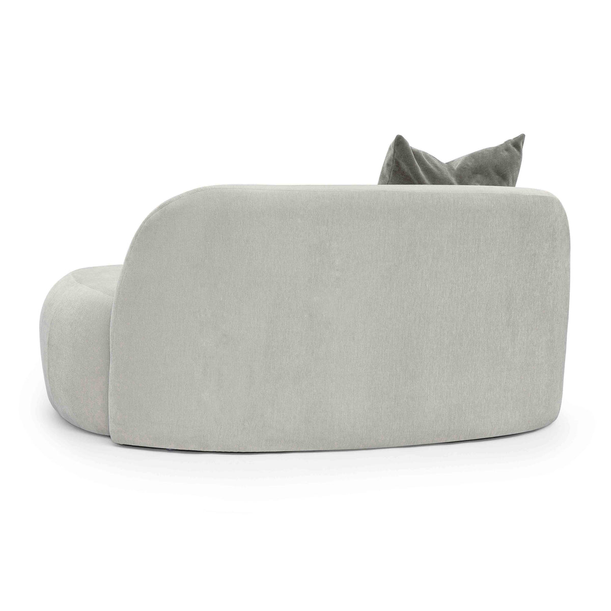 Carraway Grey Upcycled Contract-Grade Chenille Loveseat by TOV Furniture – photo 3 of 5