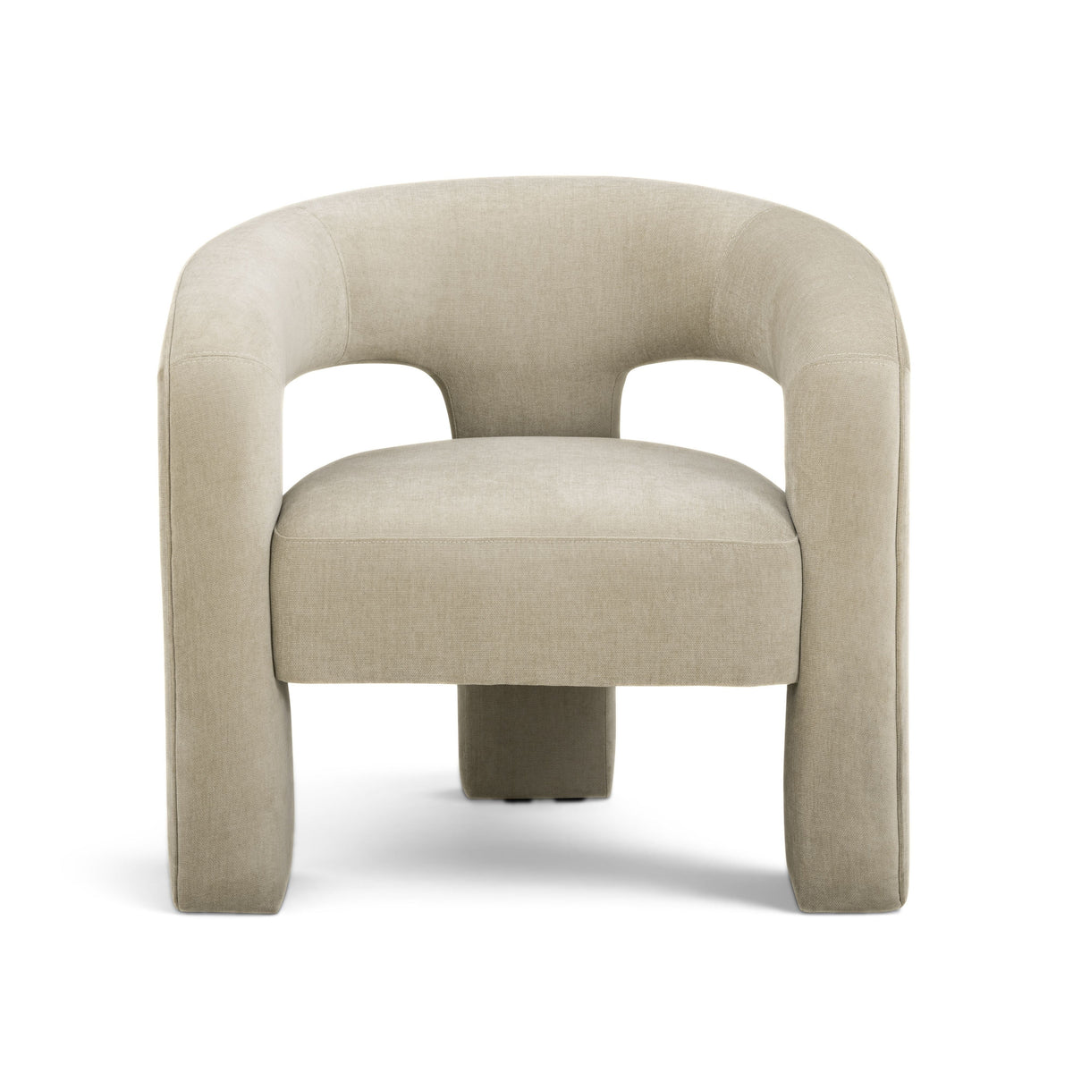 Malone Taupe Performance Chenille Accent Chair by TOV Furniture – photo 1 of 6
