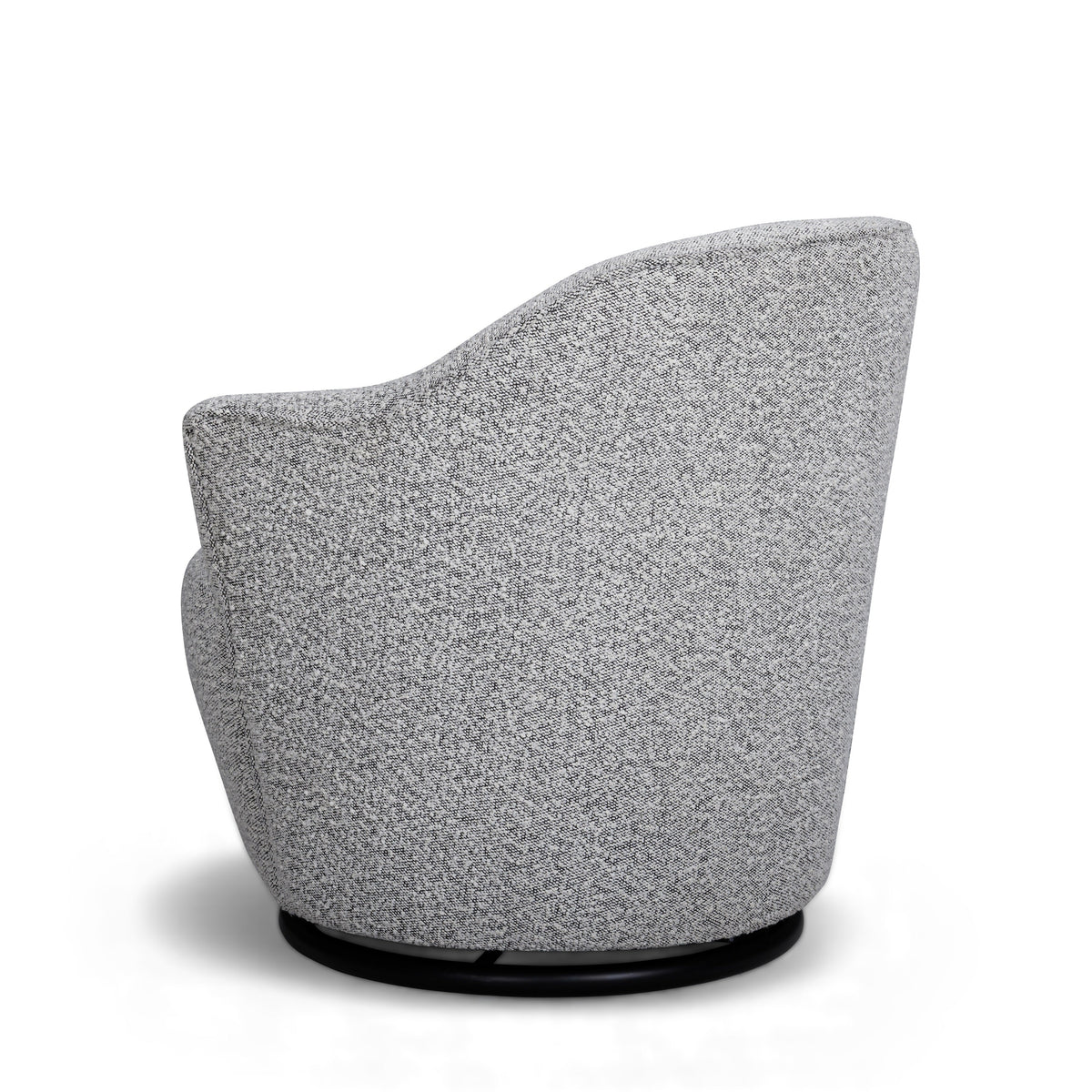 Skyla Grey Performance Boucle Swivel Chair by TOV Furniture – photo 5 of 7