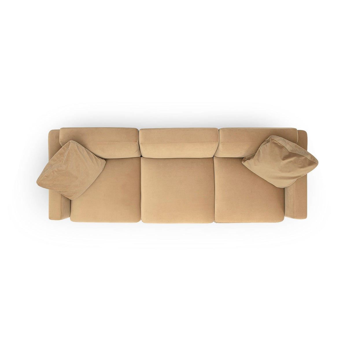 Perry Tan Performance Velvet Modular Sofa by TOV Furniture – photo 5 of 10